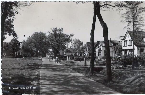 De Langestraat in Noordhorn 1962
