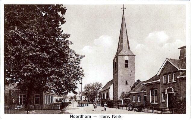 Hervormde kerk in Noordhorn 1930