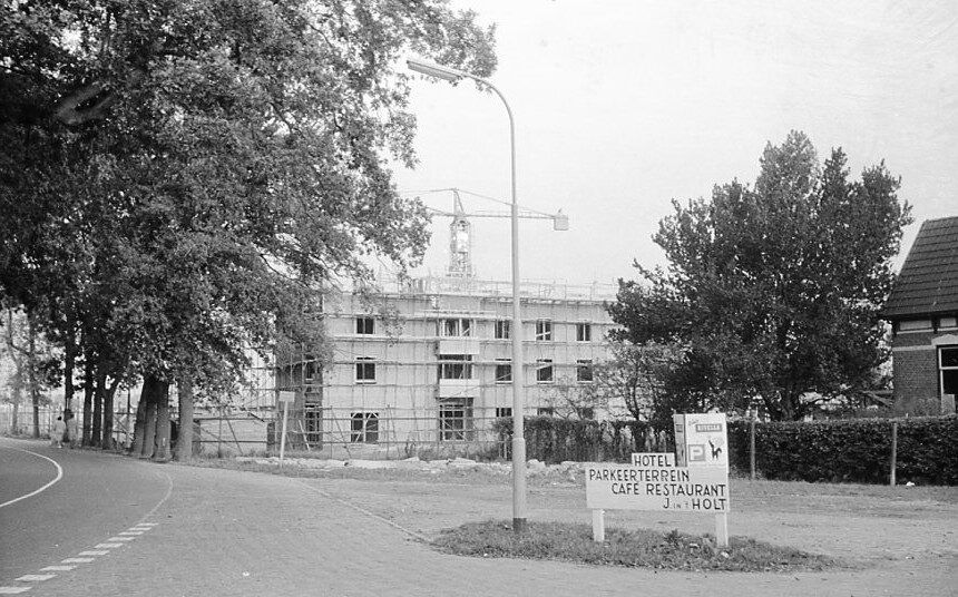 Bouw van het Zonnehuis begin jaren 60
