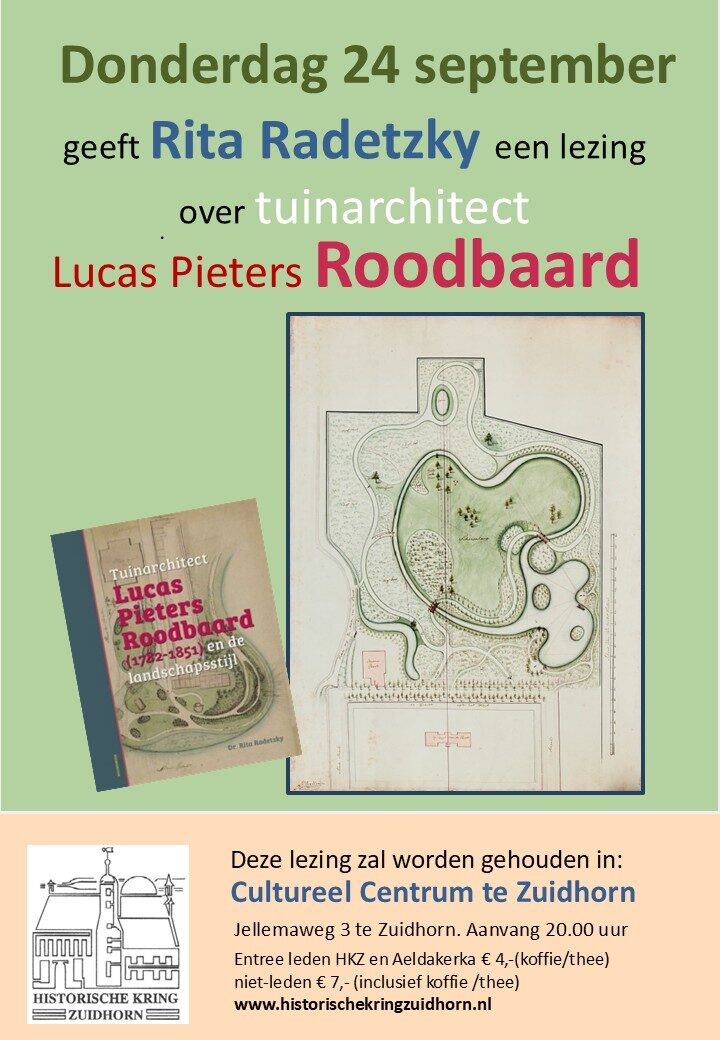 Lezing Rita Radetzky over tuinarchitect Lucas Pieters Roodbaard(1782-1851)